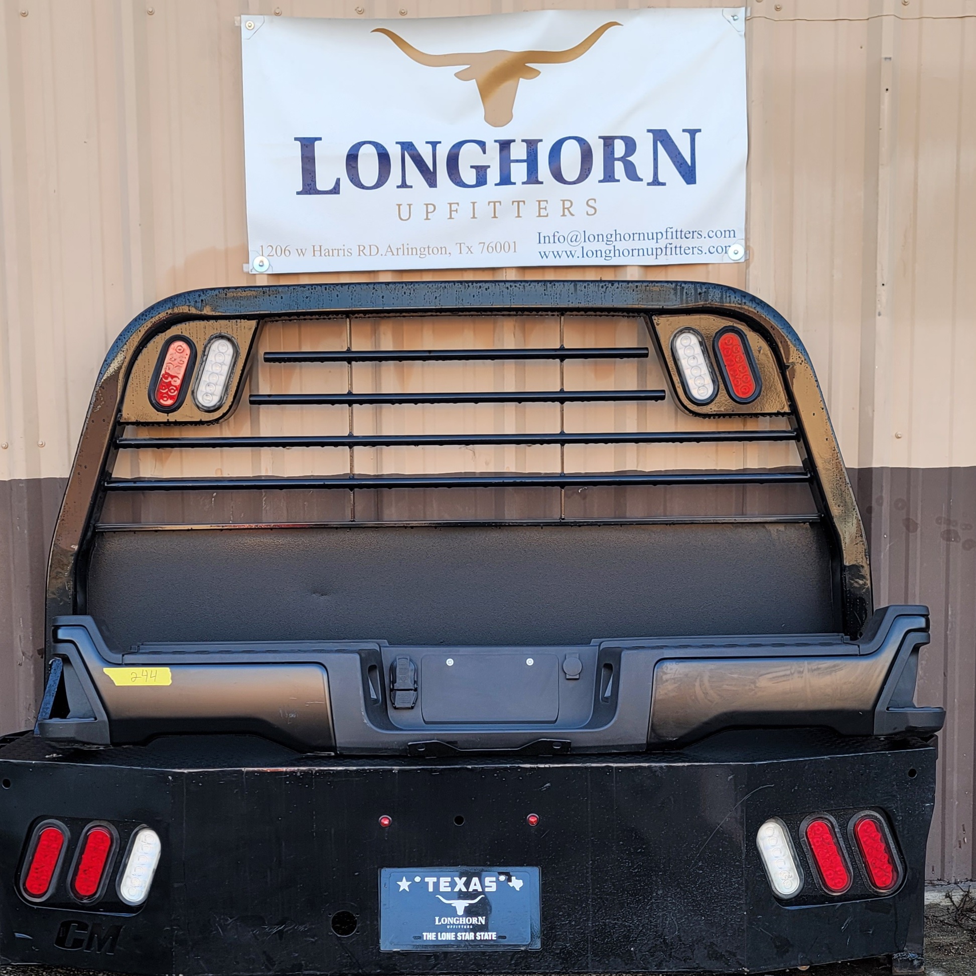 2023–2025 Ford F-250/F-350 Super Duty OEM Black Rear Bumper-244