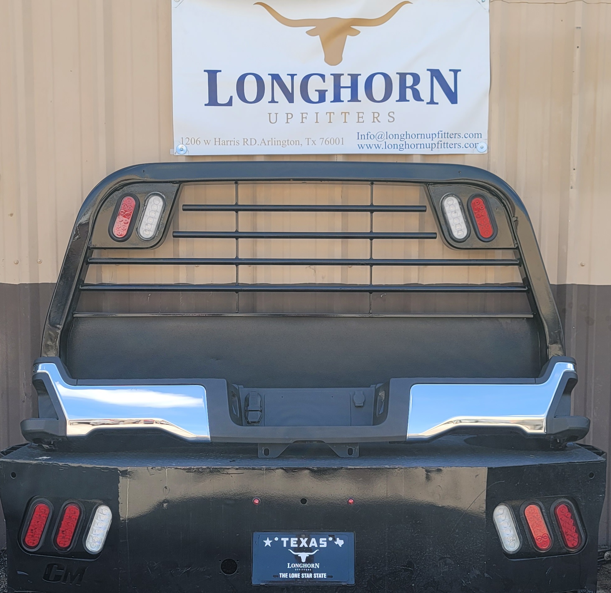 2023–2025 Ford F-250/F-350 Super Duty Chrome Rear Step Bumper-249