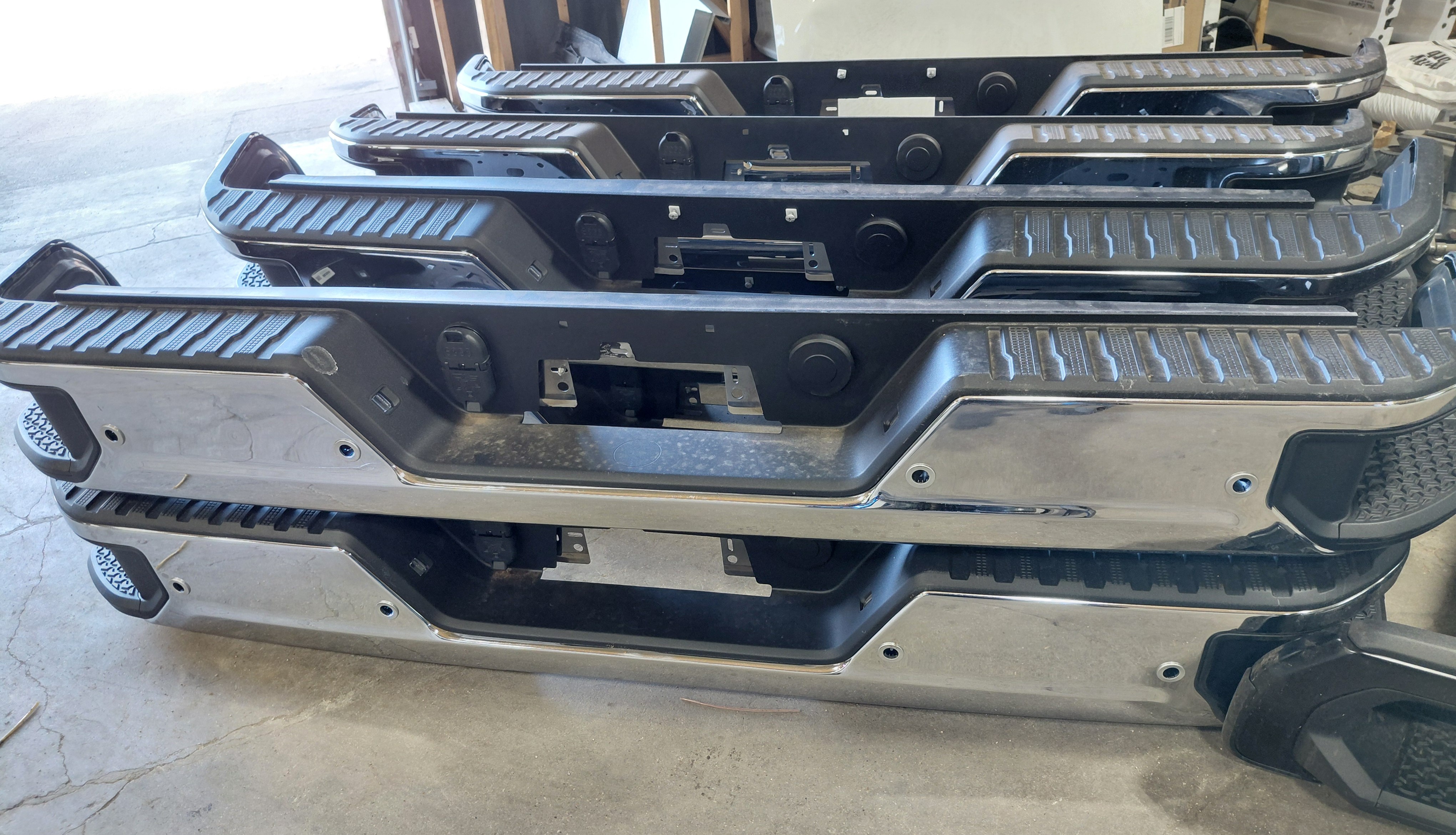 2020–2025 Chevy Silverado 2500HD/3500HD Chrome Rear Bumper-173