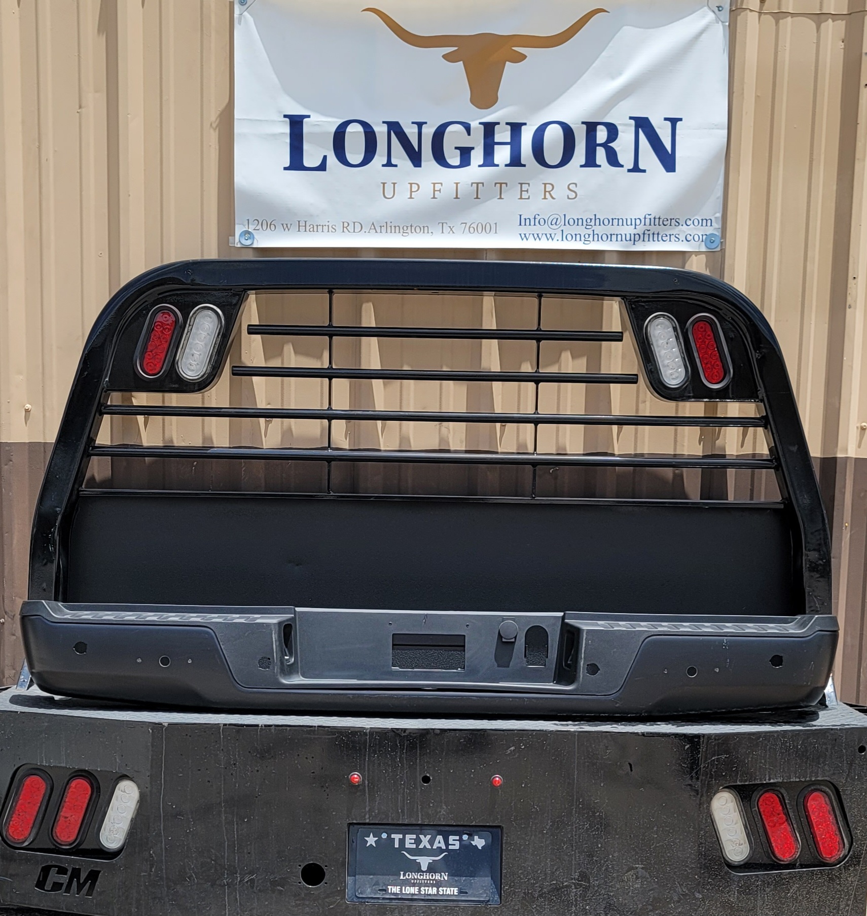 2017–2022 Ford F-250/F-350 Super Duty Black Rear Bumper-262
