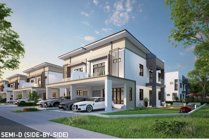 Riveria Garden Elora cluster homes, Iskandar Puteri — artist impression