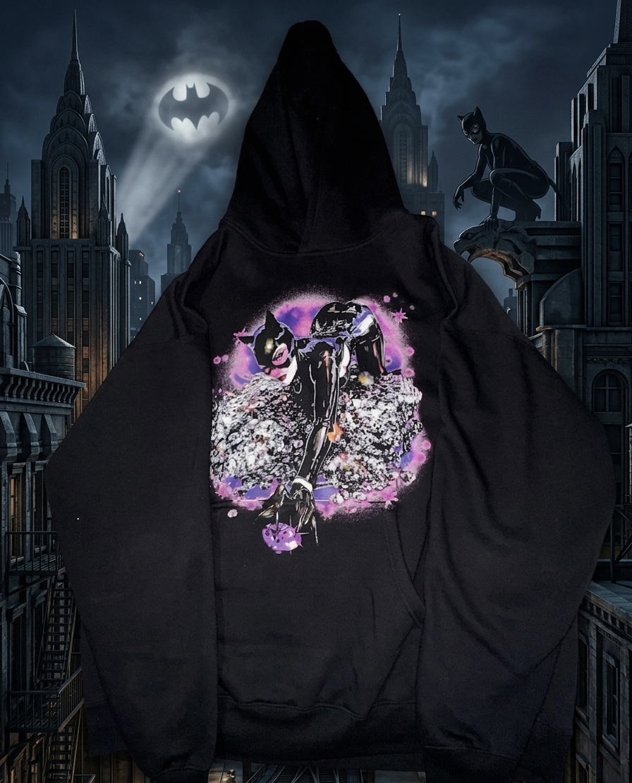 Catwoman hoodie 💜🐈‍⬛