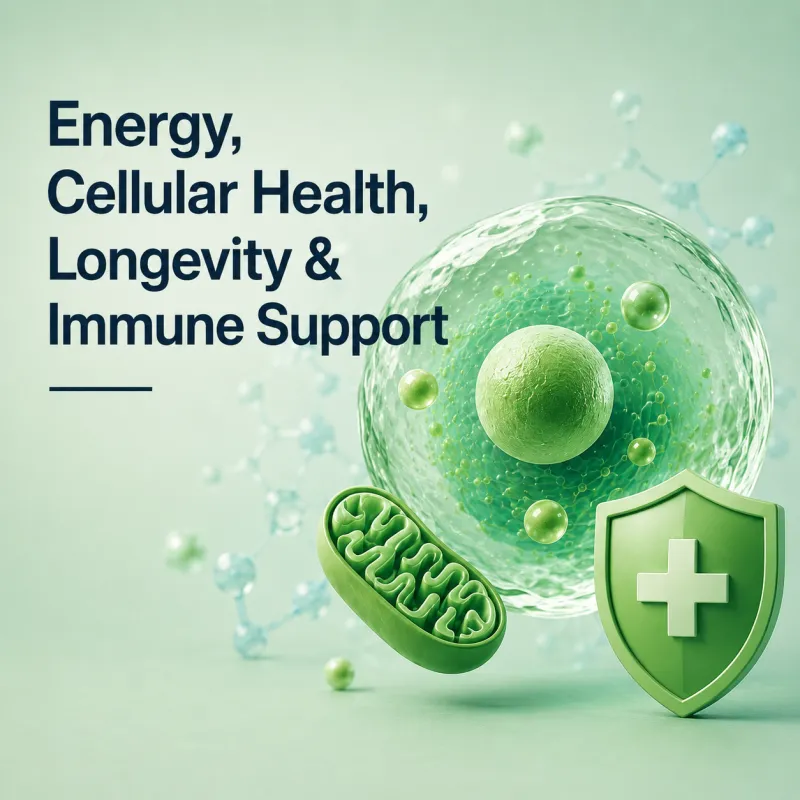 Energy, Cellular Health, Lonegevity & Immune Support