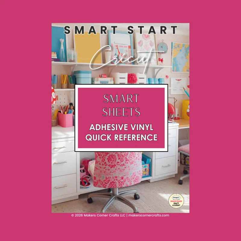Adhesive Vinyl Quick Reference Smart Sheet