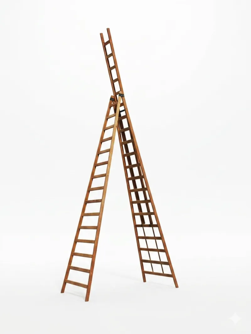 Escalera Extensible 3 Hojas Tipo Pintor N°10 - Linea Industrial
