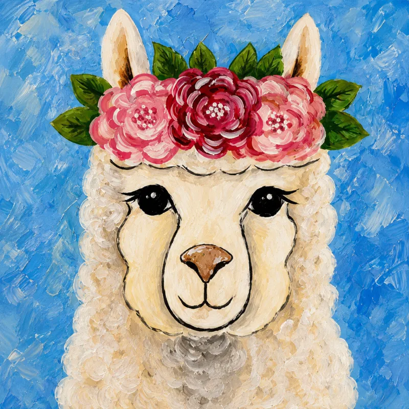 Paint Annie Alpaca With Me