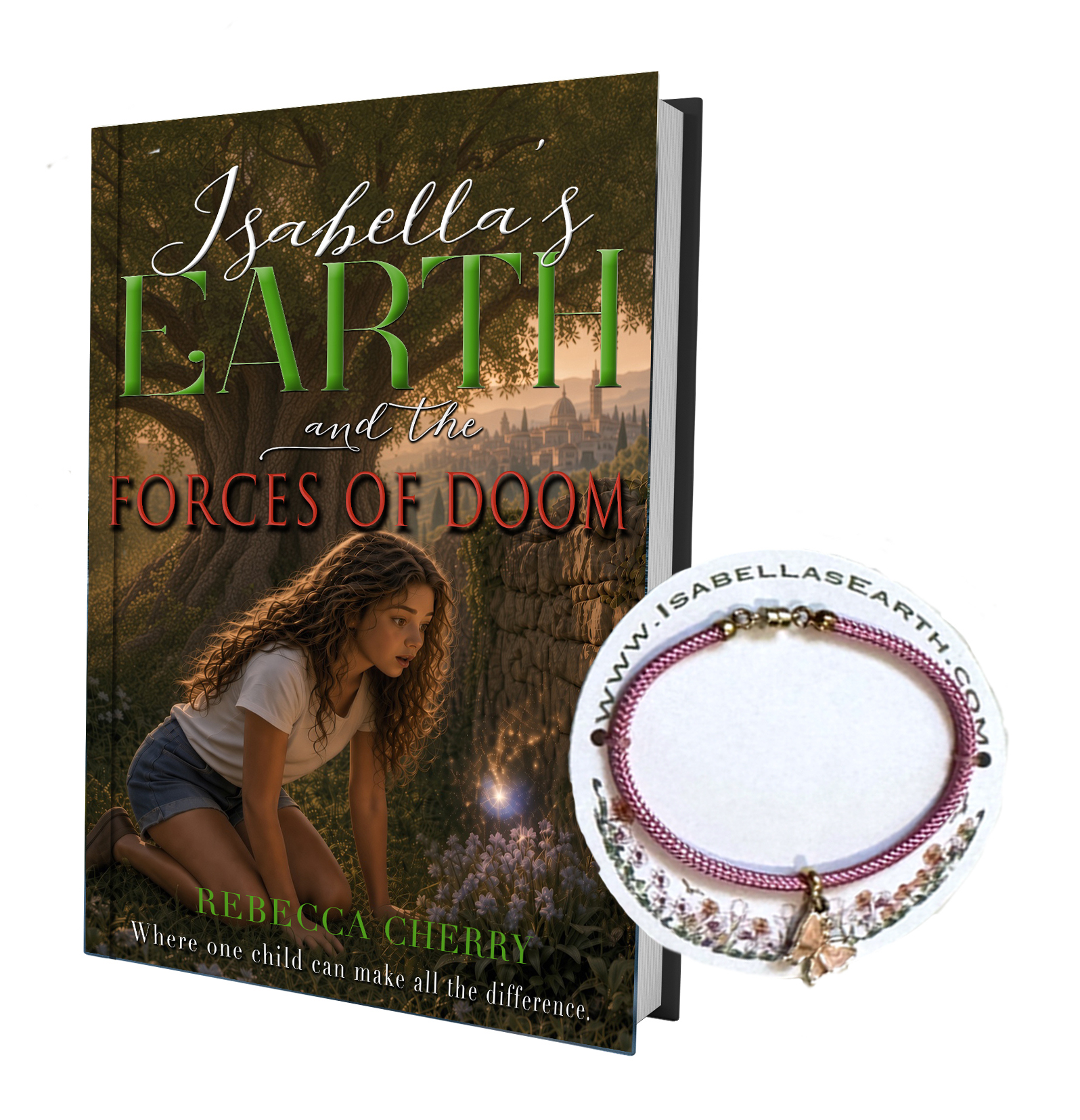 The Isabella Gift Set | Book & Nature Charm Bracelet