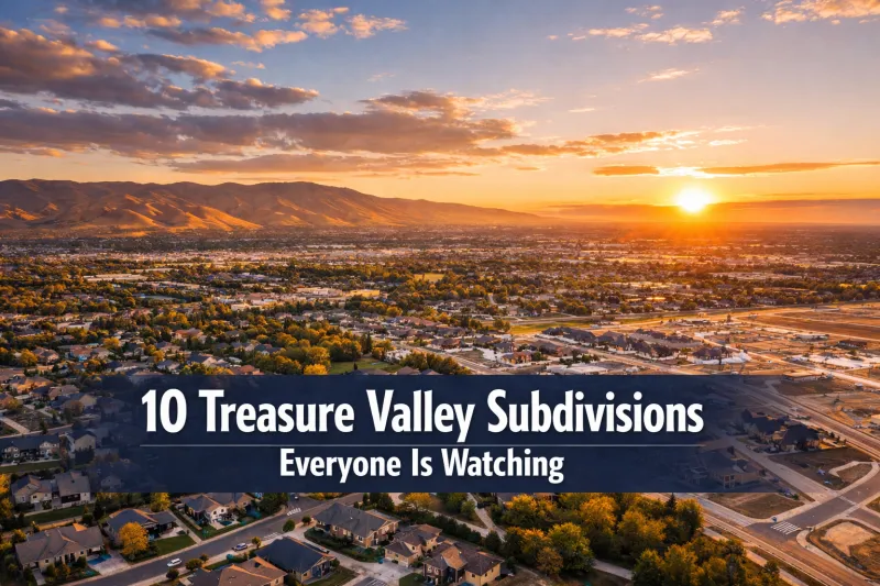 Home Buyers Are Flocking to These 10 Treasure Valley Subdivisions. Here’s Why.