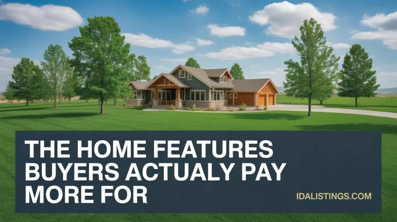 The Home Features That Actually Command a Premium in the Treasure Valley (Real MLS Data)