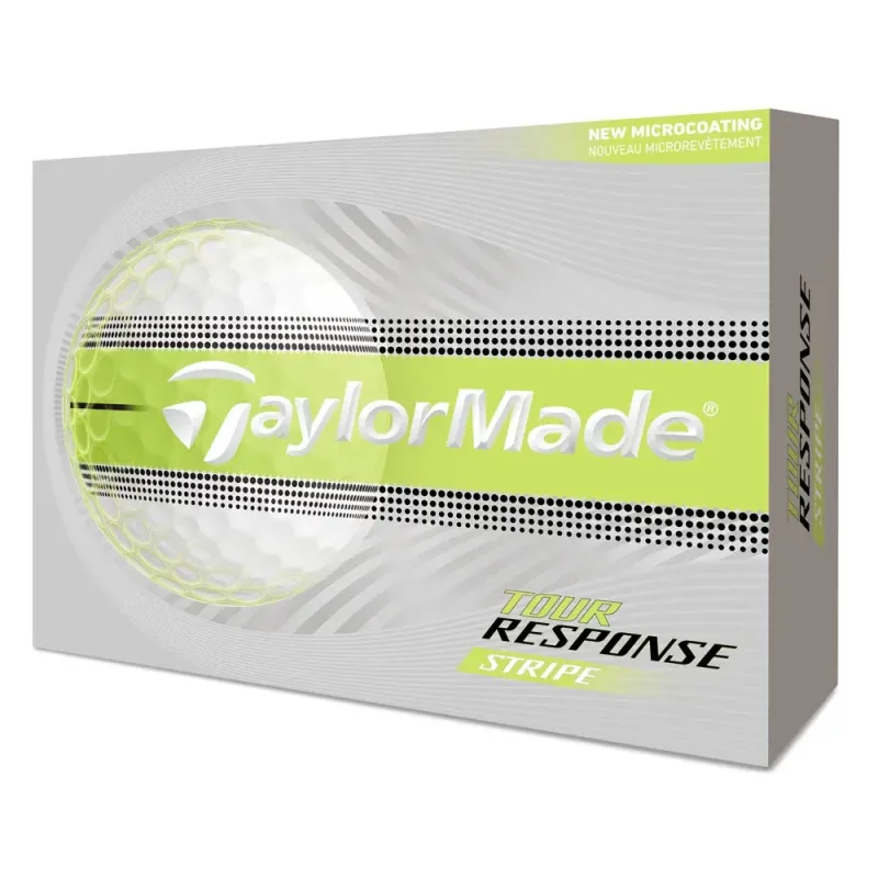 TaylorMade TM26 Tour Response Stripe Golf Balls - Dozen