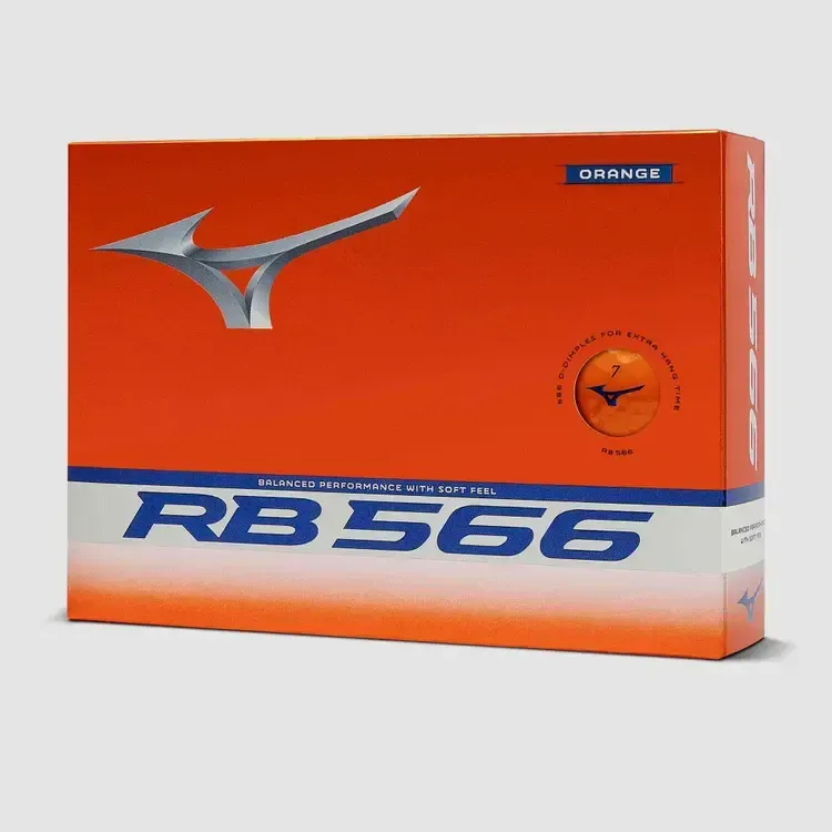 Mizuno RB566 Golf Ball Orange - Dozen
