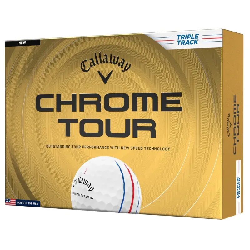 Callaway Chrome Tour '26 Triple Track Golf Balls - Dozen