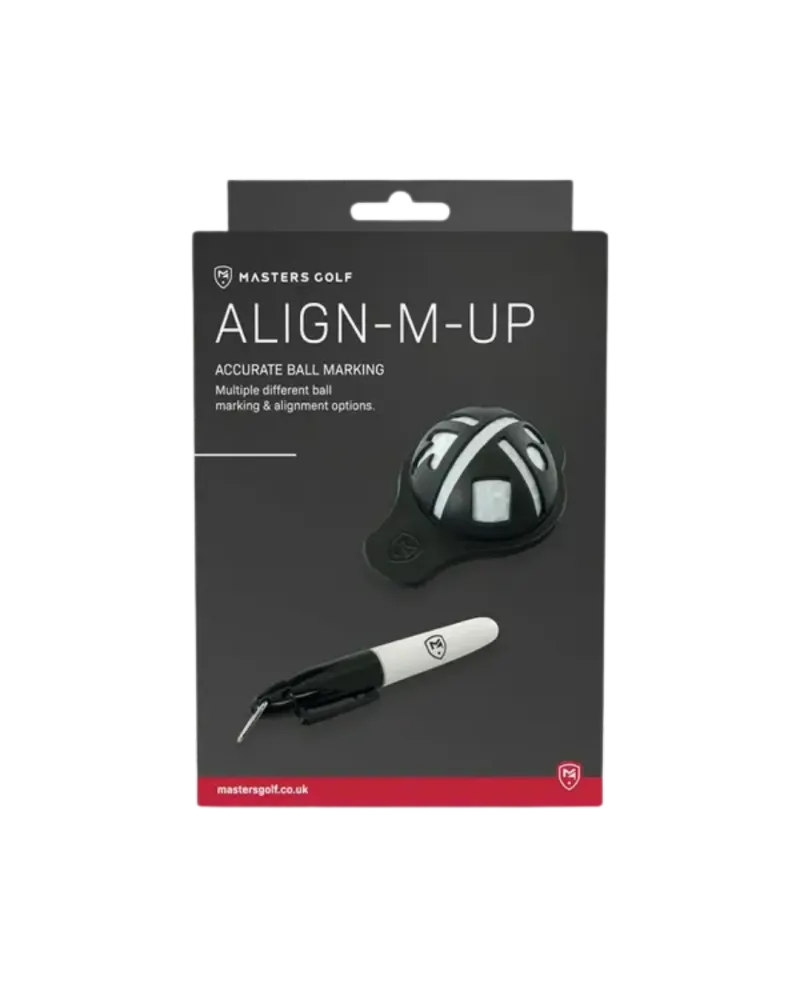 Masters Align-M-Up Golf Ball Marker & Alignment Tool