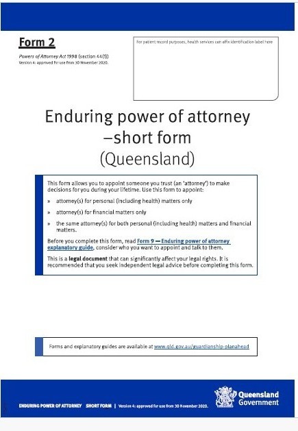 Enduring Power of Attorney Planning