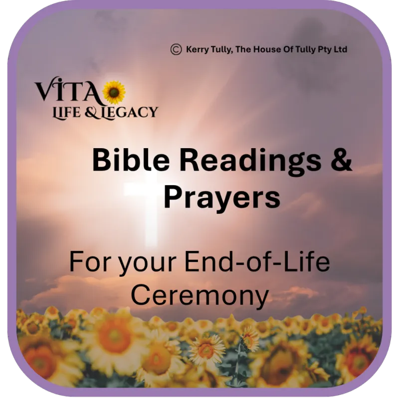 Bible Readings & Prayers for End-of-Life Ceremonies (Digital Download)