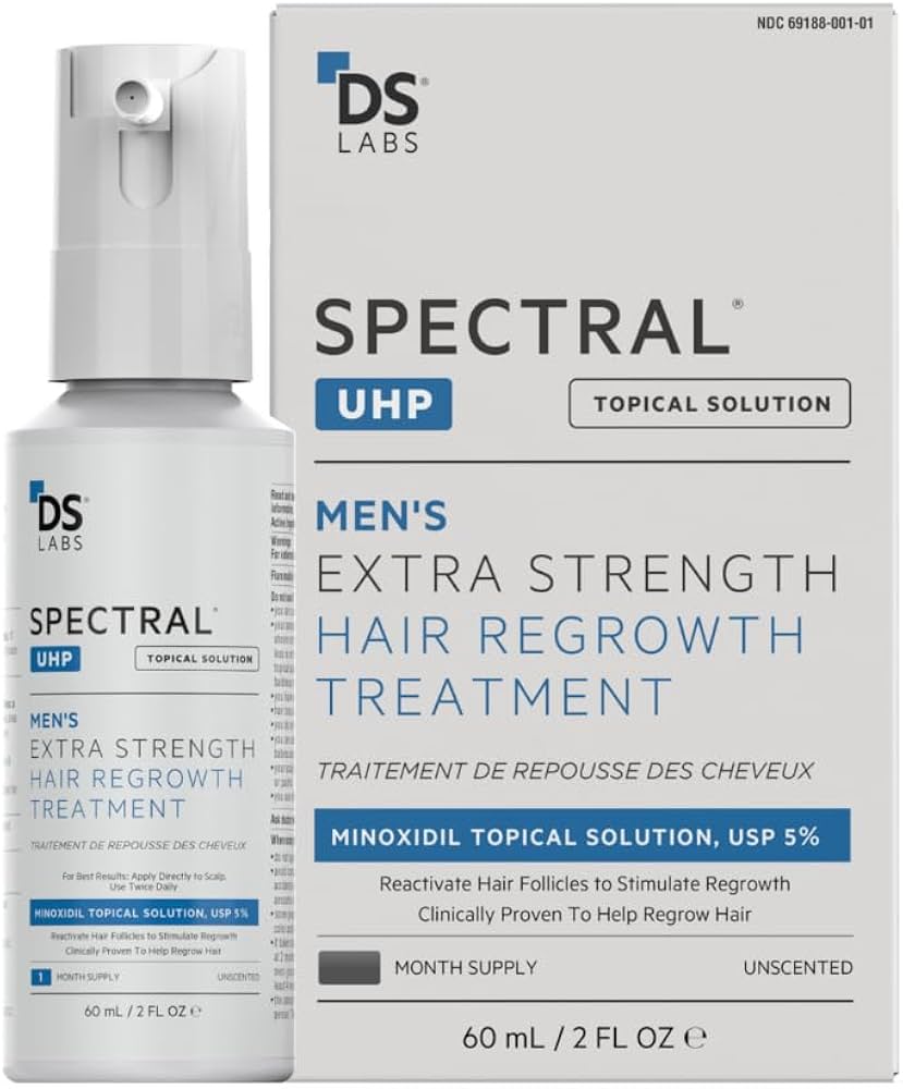 DS Laboratories Spectral Men's Extra Strength Hair Regrowth 60 ml Minoxidil 5%