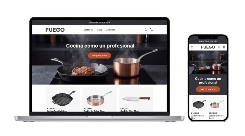 Tienda creada por IA — ejemplo 6