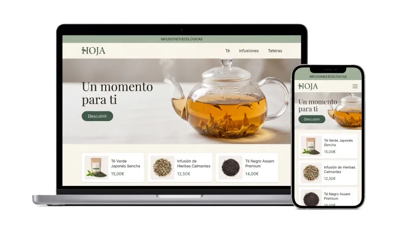 Tienda creada por IA — ejemplo 1