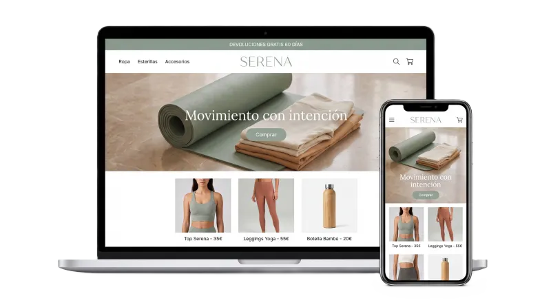 Tienda creada por IA — ejemplo 3