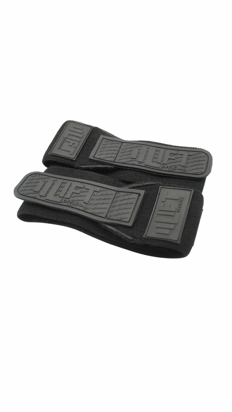 All Black Premium Wrist Wraps - Heavy Duty