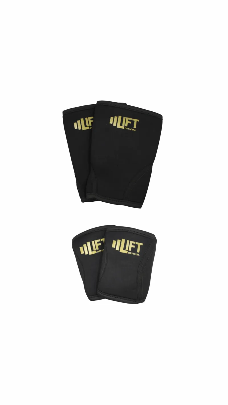 Gold Knee & Elbow Sleeve Combo