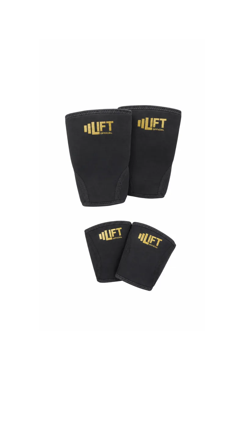 Gold Knee & Elbow Sleeve Combo