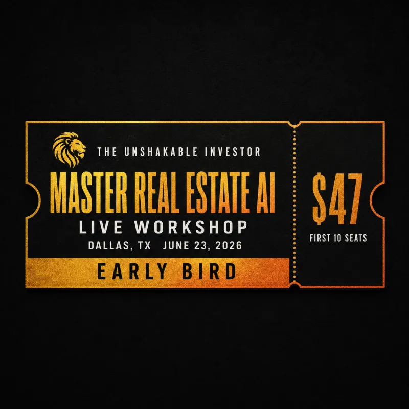 EARLY BIRD - Master AI Workshop