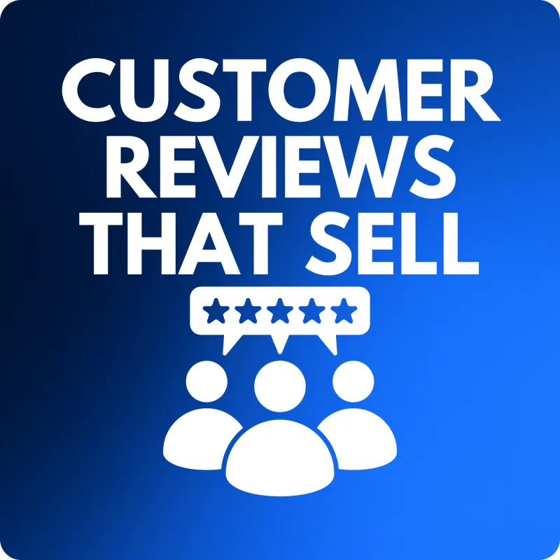 📈 Customer Reviews That Sell
