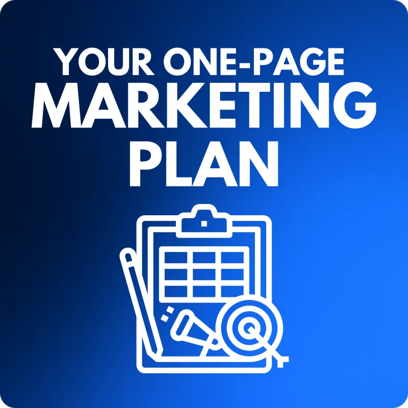 📈 Your One-Page Marketing Plan