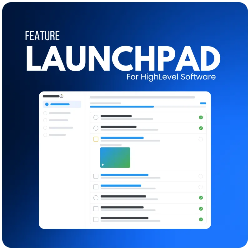 ⚙️ FEATURE - LAUNCH PAD