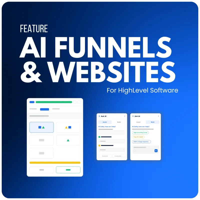 ⚙️ FEATURE - AI FUNNELS & WEBSITES