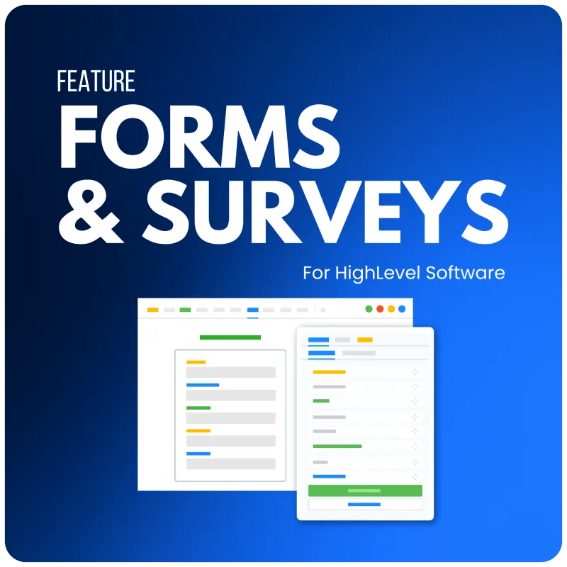 🏷️ PRE-SALE - $27 ⚙️ FEATURE - FORMS & SURVEYS