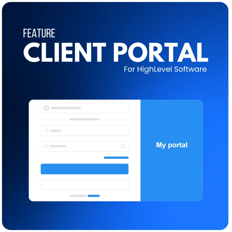 🏷️ UPDATING NOW - $27 ⚙️ FEATURE - CLIENT PORTAL