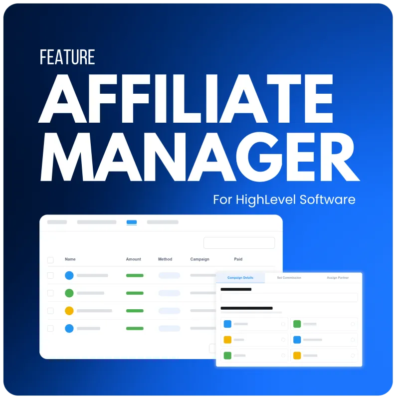 ⚙️ FEATURES - AFFILIATE MANAGER