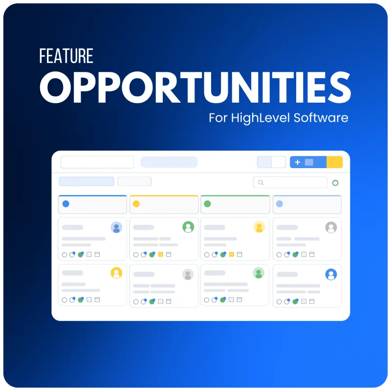 ⚙️ FEATURE - OPPORTUNTIES