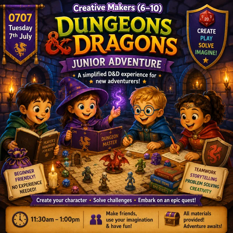0707 – Dungeons & Dragons Junior Adventure