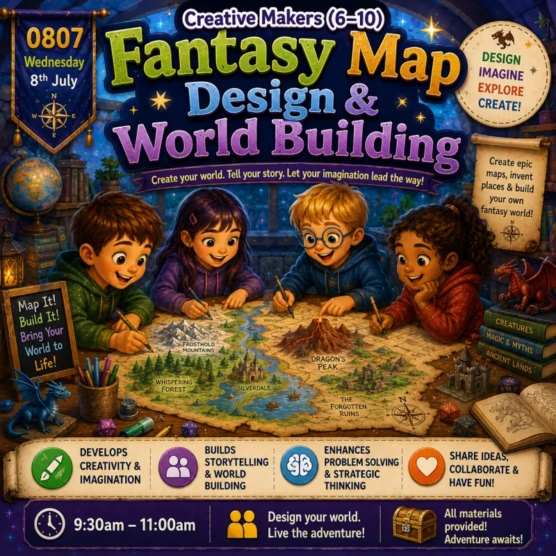 0807 – Fantasy Map Design & World Building
