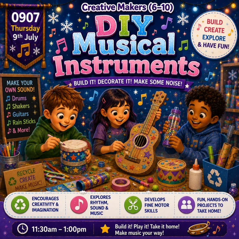 0907 – DIY Musical Instruments