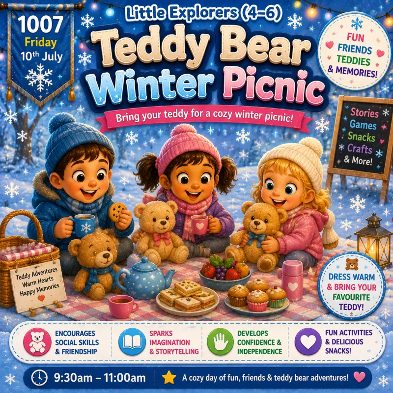 1007 – Teddy Bear Winter Picnic