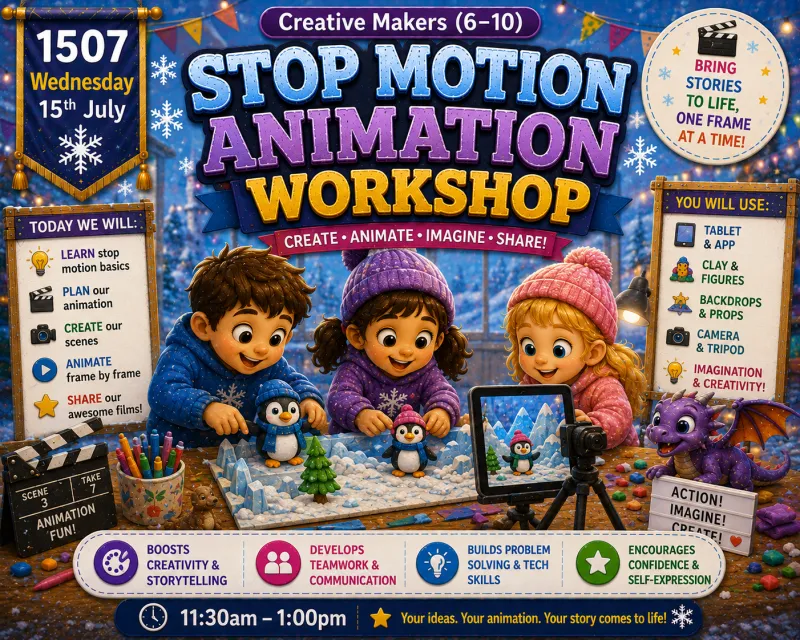 1507 – Stop Motion Animation Workshop