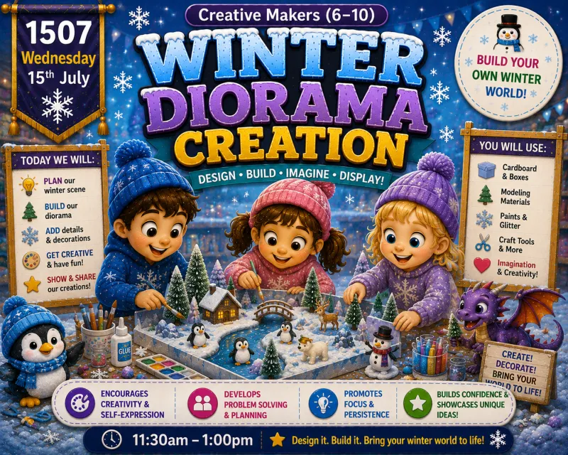1507 – Winter Diorama Creation