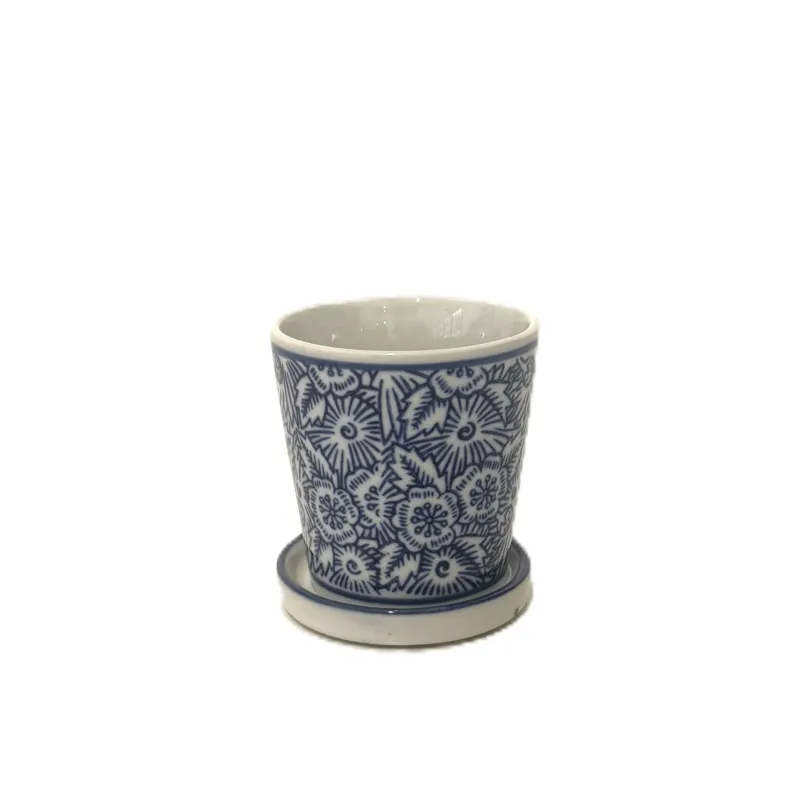 Premium Porcelain bonsai pot GM3503 3"  56 per case 