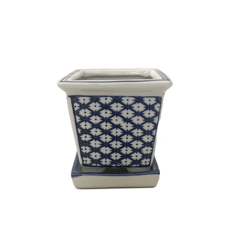 Premium Porcelain bonsai pot  GM3704 4.5" 30 per case