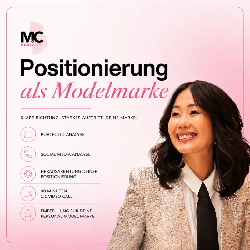 Positionierung für Models