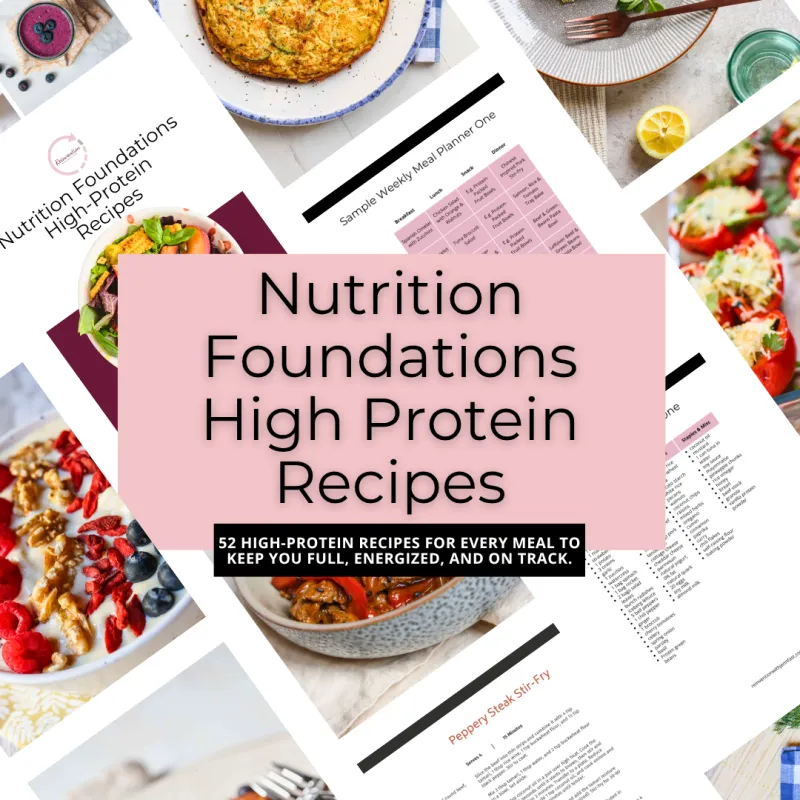 Nutrition Foundations High Protein Recipes
