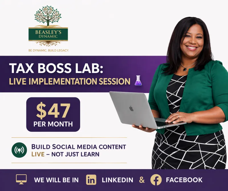 👑 Tax Boss Lab: Authority & Visibility Lab