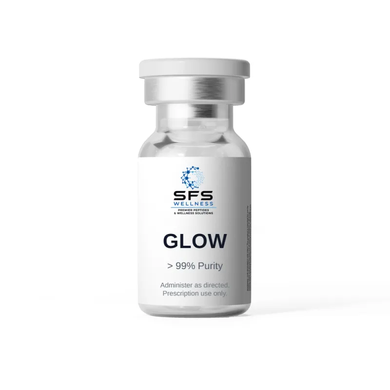 GLOW (BPC-157 / GHK-CU / TB-500)10mg/50mg/10mg/mL (3mL) - Lyophilized