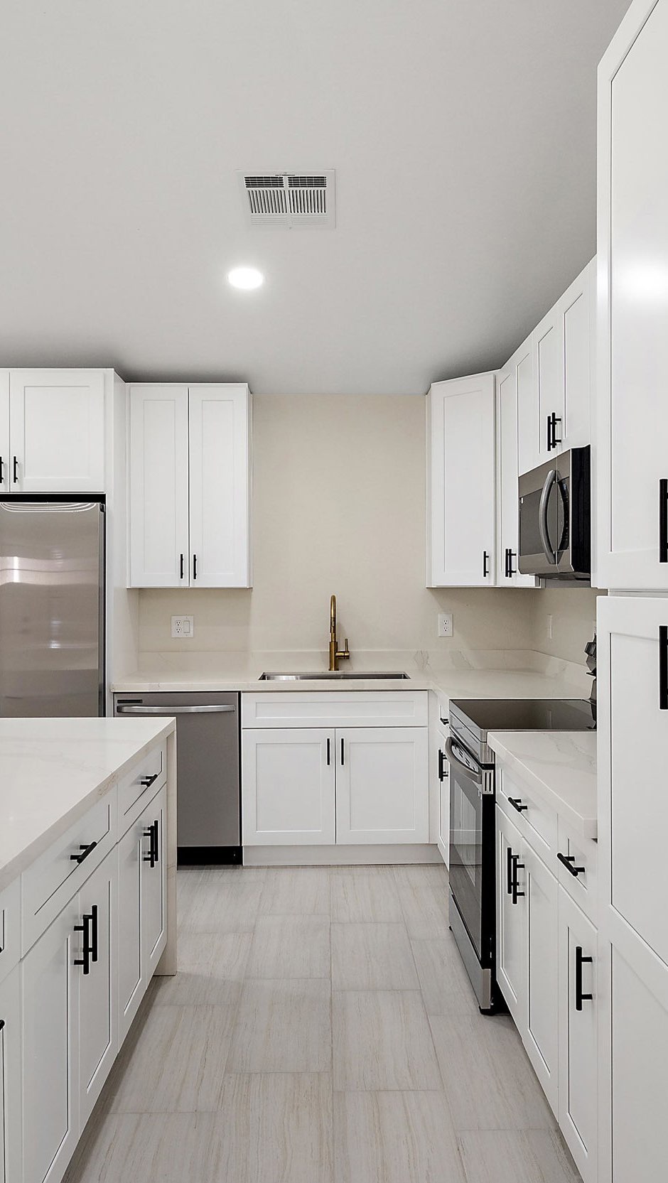 Full kitchen renovation white shaker cabinets Phoenix AZ