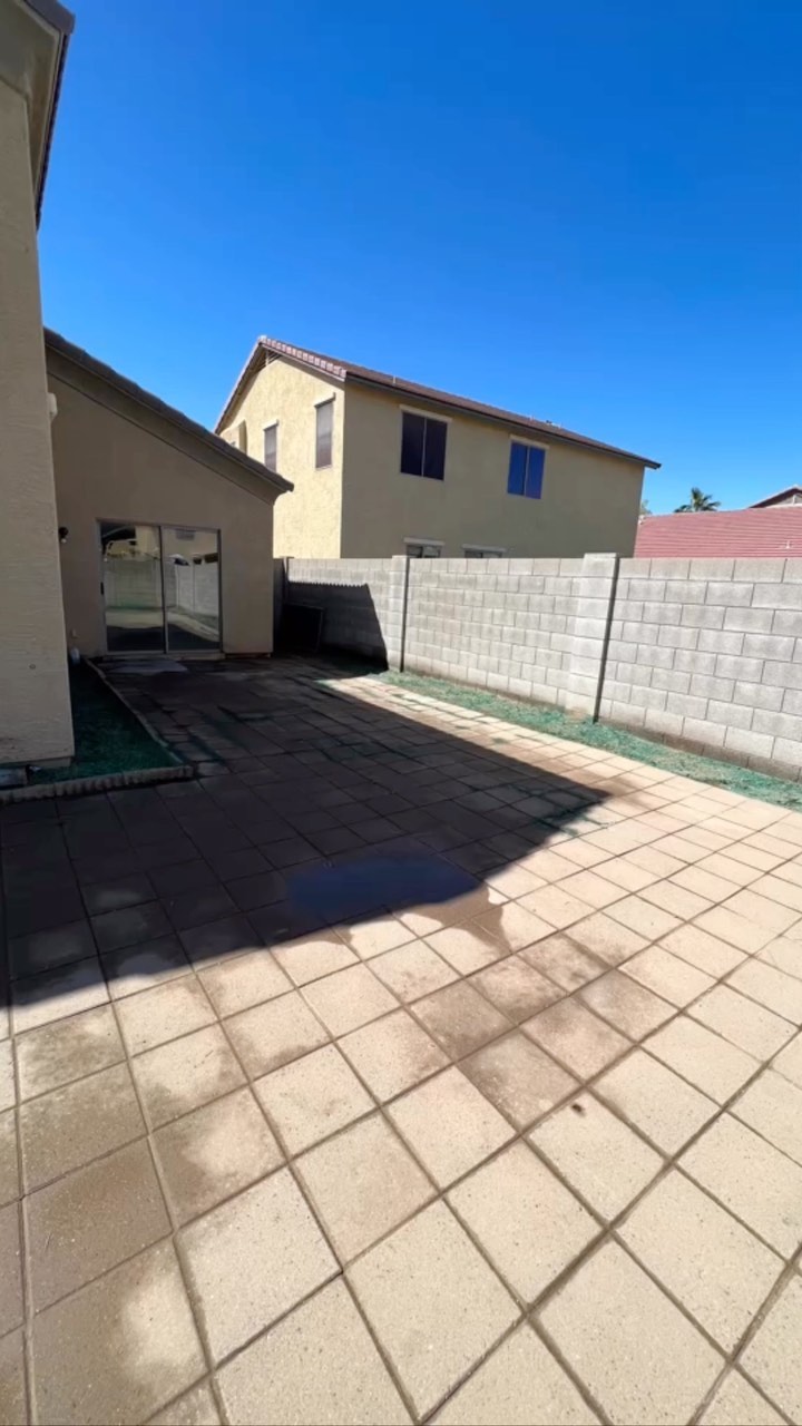 Backyard concrete patio slab installation Phoenix AZ