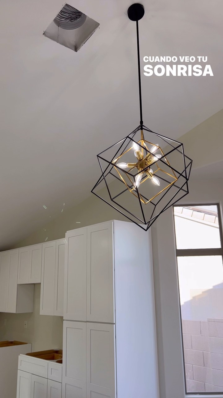 Kitchen remodel in progress with custom lighting Chandler AZ